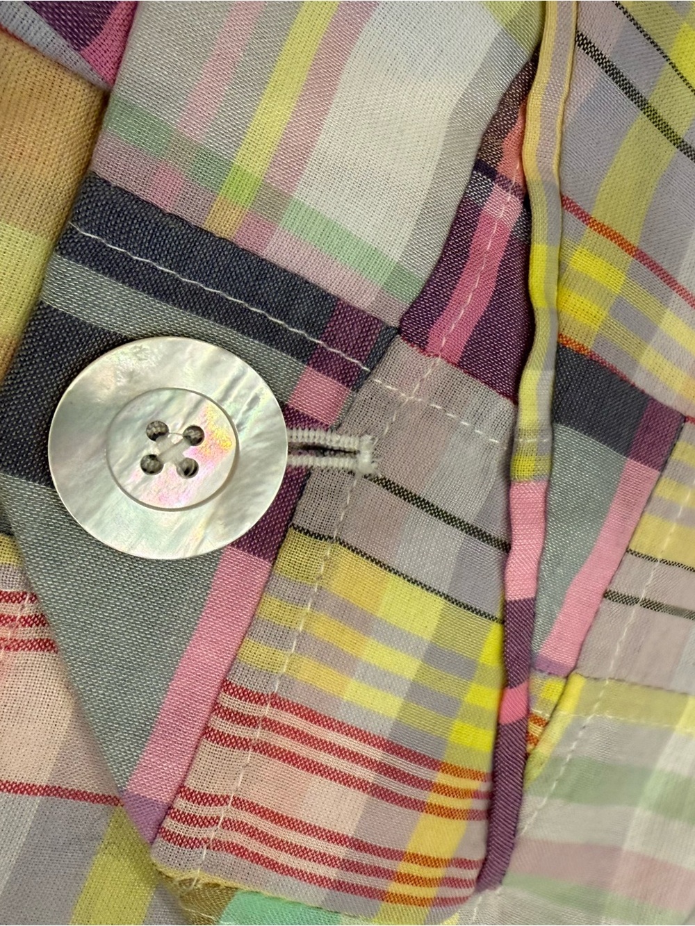 Brooks Brothers Cotton Madras Dress Patchwork Sheath Retro preppy sz8 NWT - Picture 13 of 13